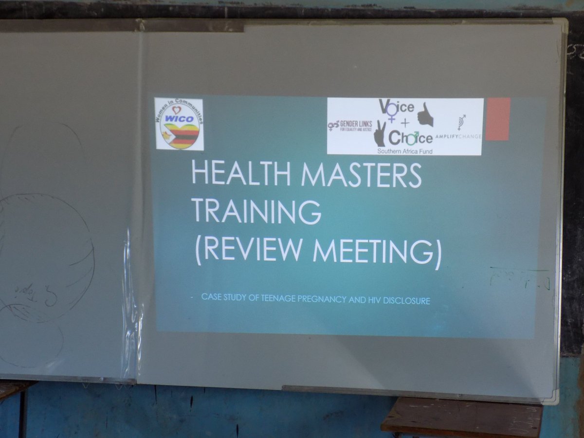 Training School Health Masters in Integrated SRHR and HIV information Services for adolescent girls and boys.

#SRHR
#HealthScience 
#HealthcareNews 
<a href="/GenderLinks/">Gender Links</a> <a href="/amplifyfund/">AmplifyChange</a> <a href="/MoHCCZim/">Ministry of HealthZW</a> <a href="/MoPSEZim/">Ministry of P&S EdZW</a> <a href="/naczim/">NAC Zimbabwe</a>