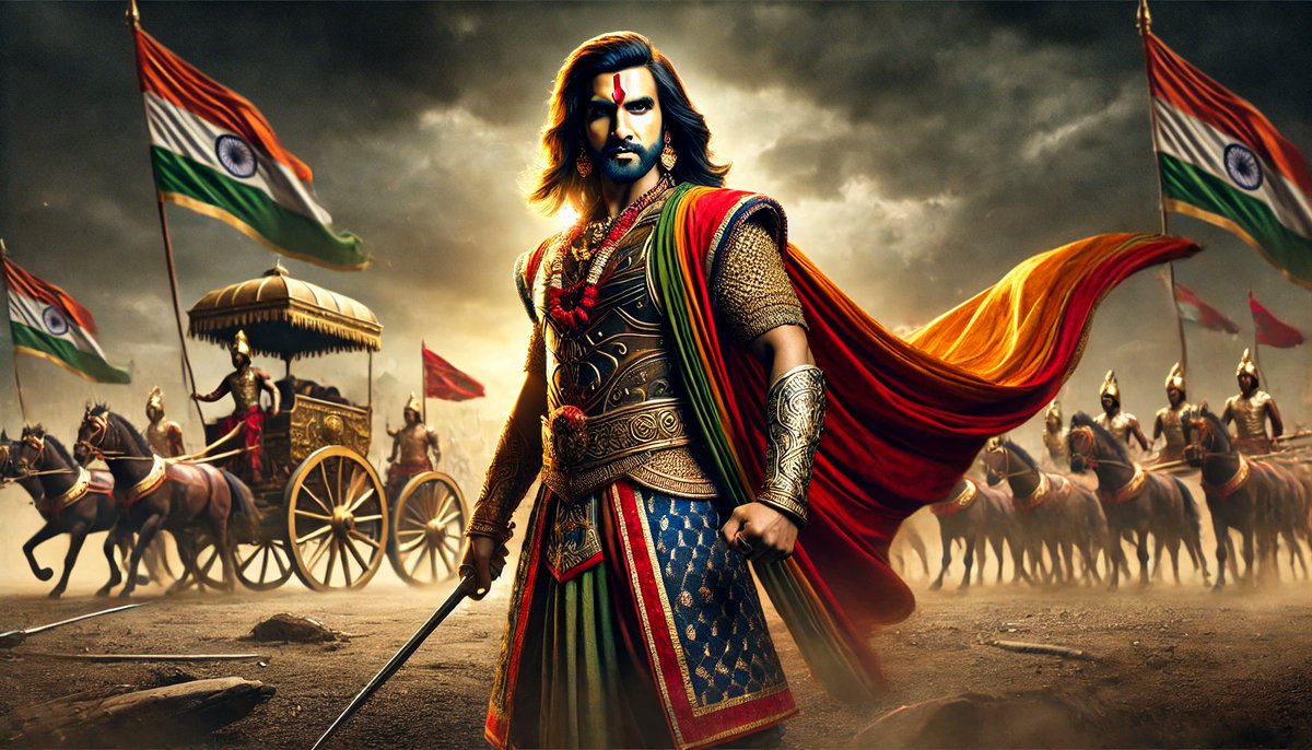 lalitforweb's tweet image. Bollywood star in #mahabharat ai photos @akshaykumar @VidyutJammwal