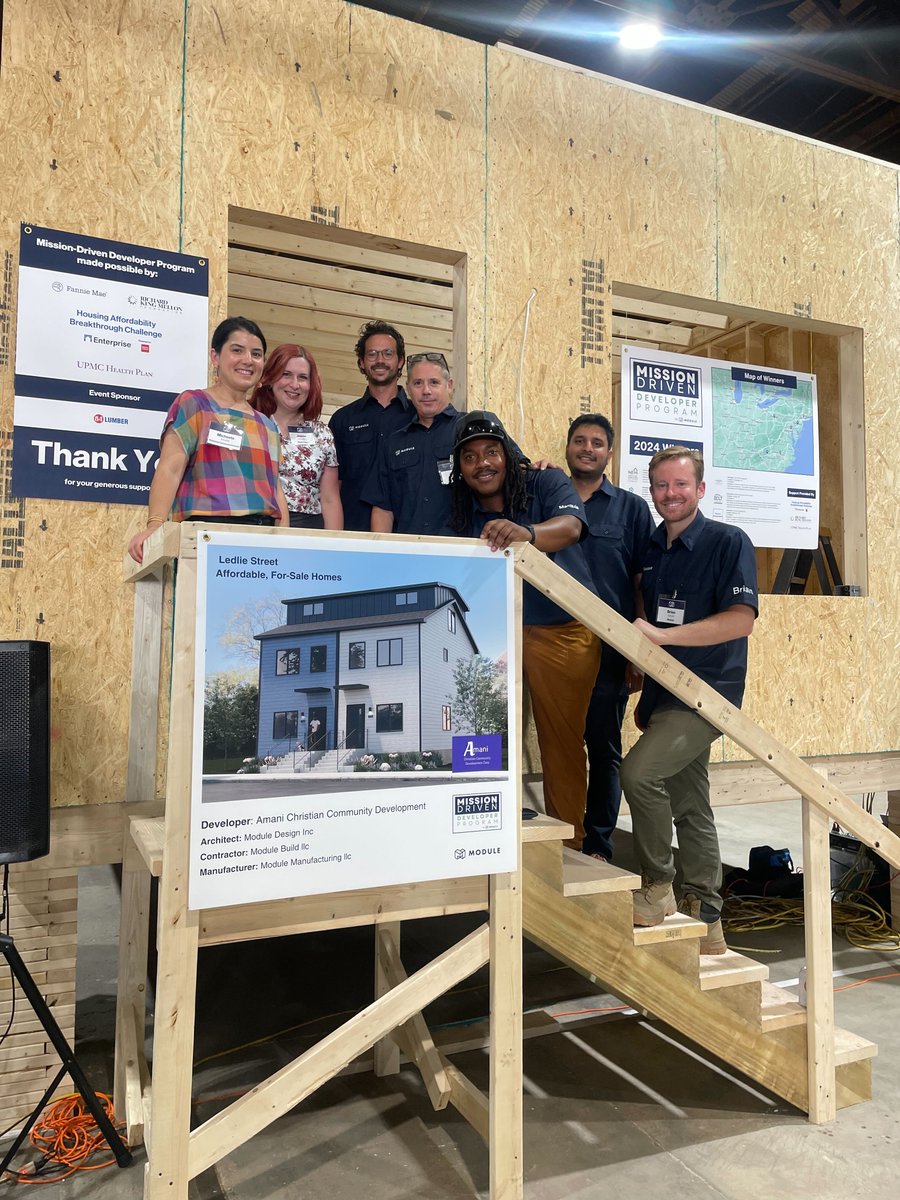 🚀 Last week, we hosted an energizing event at Module as part of our Mission-Driven Developer Program!

🎯 Our goal? To streamline the integration of modular construction into new projects focusing on affordable, mixed-income, and workforce housing.
modulehousing.com/mddp