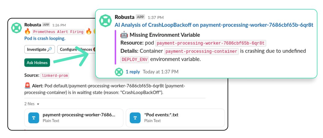 Natan Yellin (@aantn) on Twitter photo Kickstart your Prometheus alert investigations with AI, right from Slack. All Open Source with <a href="/RobustaDev/">Robusta.dev</a>
github.com/robusta-dev/roโฆ Kickstart your Prometheus alert investigations with AI, right from Slack. All Open Source with <a href="/RobustaDev/">Robusta.dev</a>
github.com/robusta-dev/roโฆ