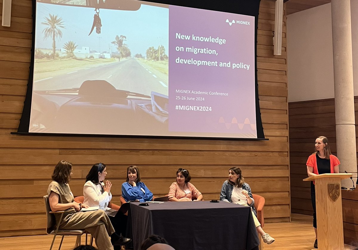 Marta Bivand Erdal (@bivanderdal) on Twitter photo Thought-provoking interdisciplinary session at #MIGNEX2024 🌟 Tracing history, seeking ways to connect what happens on the ground & governance. And remaining #critical of policy categories. <a href="/evan_in_refuge/">Evan Easton-Calabria</a> <a href="/CatTalleraas/">Cathrine Talleraas</a> <a href="/MariaGJumbert/">Maria G. Jumbert</a> <a href="/CBlancoSioLopez/">Dr. Cristina_Blanco_Sío-López</a> <a href="/NKavur/">Nilay Kavur</a> <a href="/AysenUstubici/">aysen_ustubici</a> Thought-provoking interdisciplinary session at #MIGNEX2024 🌟 Tracing history, seeking ways to connect what happens on the ground & governance. And remaining #critical of policy categories. <a href="/evan_in_refuge/">Evan Easton-Calabria</a> <a href="/CatTalleraas/">Cathrine Talleraas</a> <a href="/MariaGJumbert/">Maria G. Jumbert</a> <a href="/CBlancoSioLopez/">Dr. Cristina_Blanco_Sío-López</a> <a href="/NKavur/">Nilay Kavur</a> <a href="/AysenUstubici/">aysen_ustubici</a>