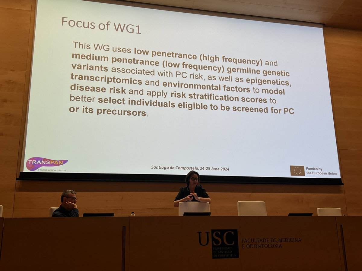 Excellent discussions and networking at the annual TRANSPAN meeting in Santiago, where Eithne Costello leads Working Group 1 <a href="/transpan_cost/">TRANSPAN COST Action</a> <a href="/CRUKresearch/">Science and Innovation at Cancer Research UK</a>  #pancreaticcancer #earlydetection