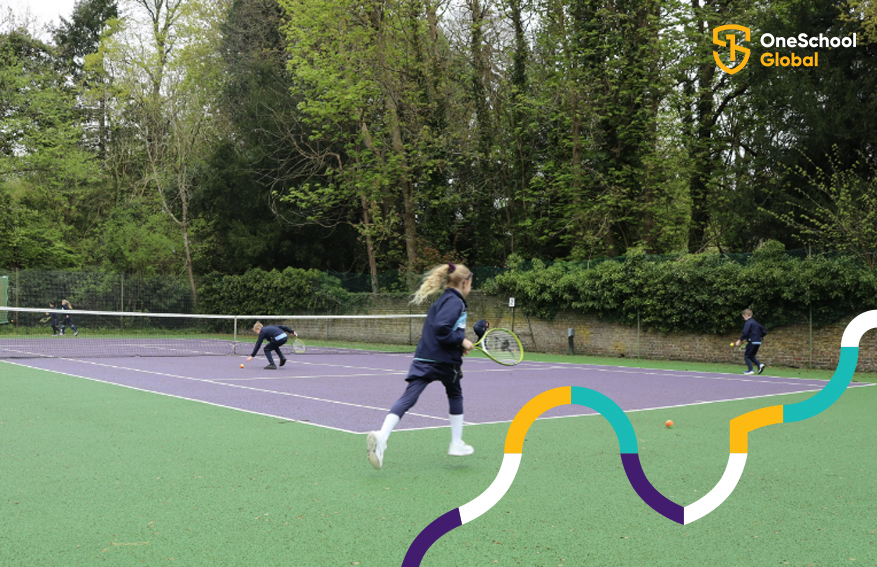OSG Kenley year 4 students take to the tennis court for their first tennis lesson of the term🎾
 
A special mention to the on-brand indigo coloured court!  😍