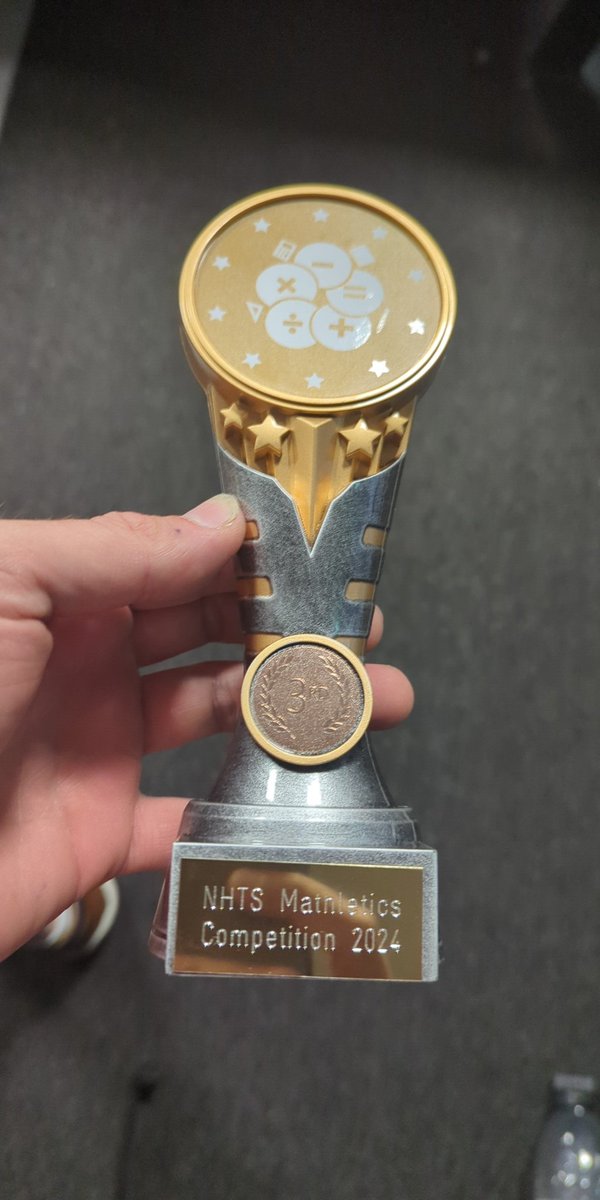 And we're bringing home a trophy for one of the <a href="/kjs_1608/">King James’s School</a> teams! Well done!
