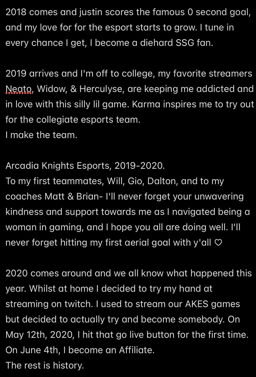 dopesden's tweet image. Quitting Rocket League ♡