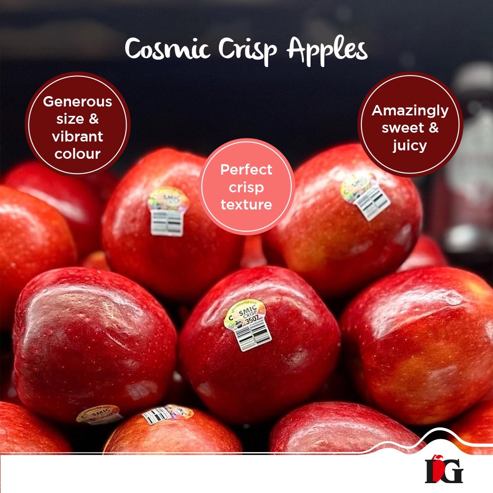Savor the extraordinary: Cosmic Crisp apples, with their generous size, vibrant hues, perfect crunch, and an unbelievably sweet, juicy taste!
#apples #applelover #appleaday #applelove #eatfresh #healthyeating #healthylifestyle #eatyourfruits #healthyfruit #fruitoftheday #igfruits