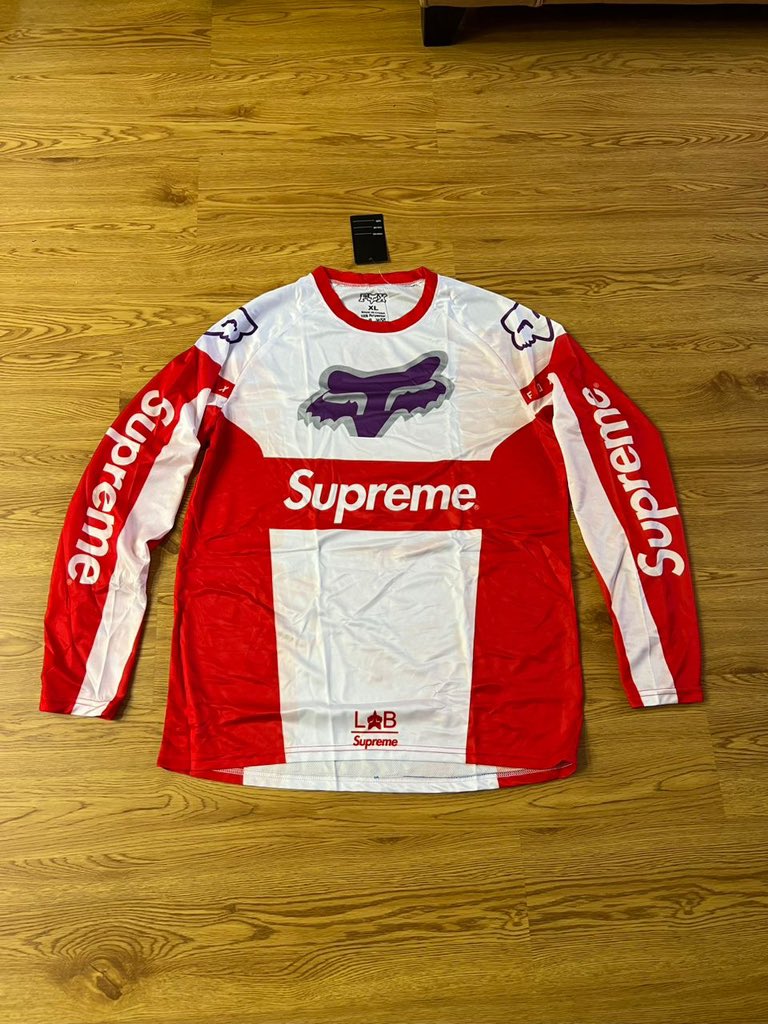 Supreme Barbed Wire Moto Jersey (SS19) - $138