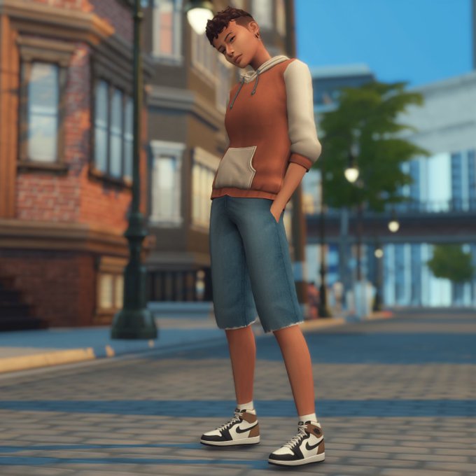 I have never made over Darling Walsh before but I think they are a They/Them sim, I hope did their makeover