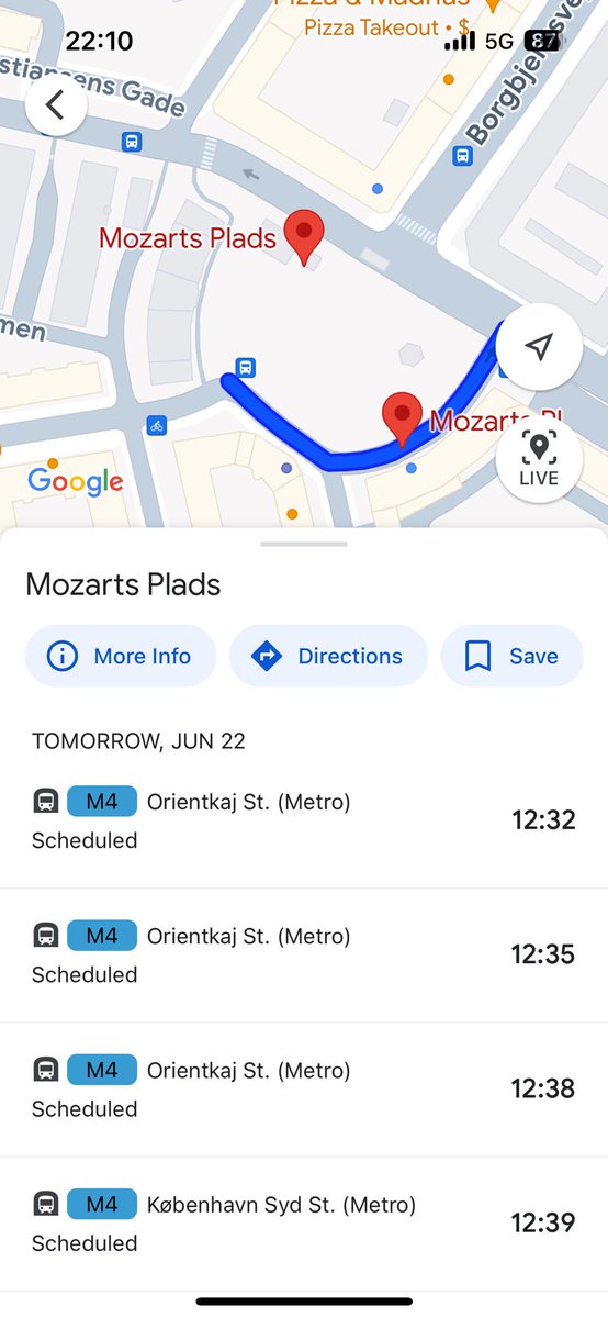 The day before it opened: