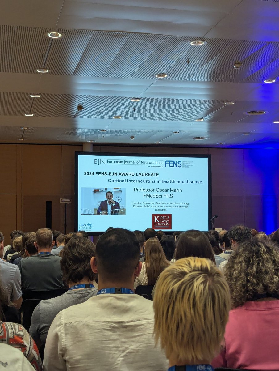 Delighted to attend my first talk of #FENS2024 
<a href="/MarinLab/">Oscar Marín</a> and interneurons