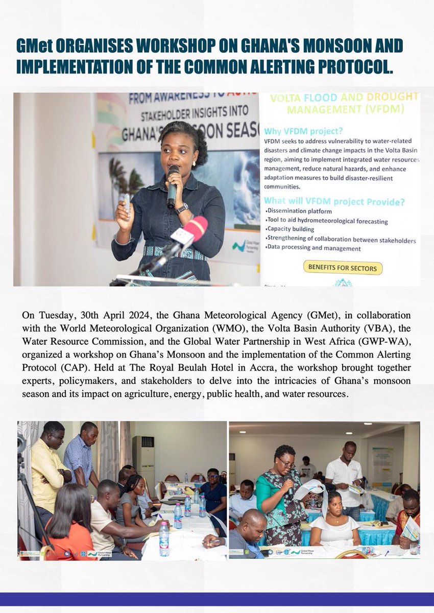 GhanaMet's tweet image. Stay informed and connected! Check out the latest edition of the GMet Newsletter here..........
#informativecontent
#gmetnews
