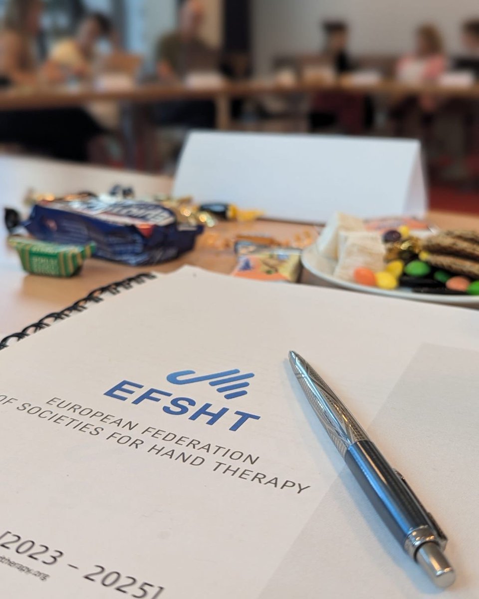 #EFSHT council meeting is taking place in Rotterdam, Netherlands. 
Plans to stimulate and support Hand therapy in Europe are being reevaluated and new are being formulated.