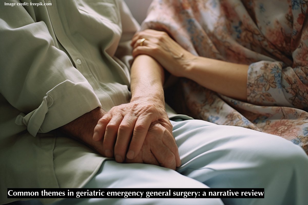 | Surgery in Geriatrics and Frailty |

A review addressing the most common acute surgical situations affecting #geriatric patients, more fragile and vulnerable than the general population

However, geriatric age does not always correspond with #frailty

➡️sigaf.eu/site/article/v…