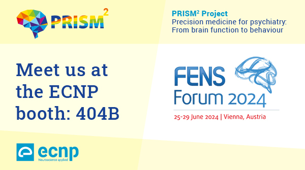 IMI2PRISM2's tweet image. Join #ECNP as we proudly present the groundbreaking #IMI2PRISM2 EU project at #FENS2024 Forum, 25-29 June, in Vienna, Austria! 🇦🇹

📍 Visit booth 404B to discover the latest innovations in #Alzheimer&apos;s, #Schizophrenia, and #Biomarkers research.
See you there!👋