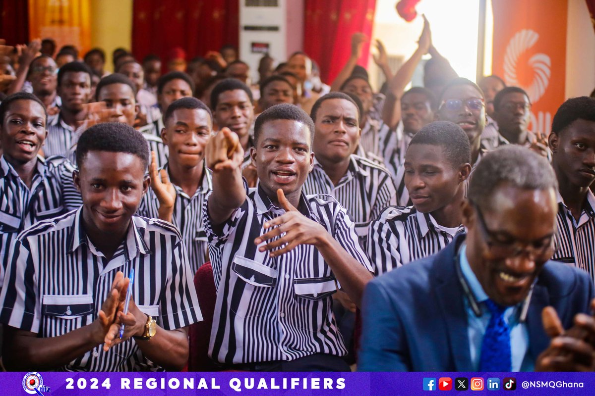 NSMQGhana's tweet image. CENTRAL

End of Round 2

Adisadel College: 32pts
Mankessim SHTS: 16pts
T.I. Amass, Potsin: 13pts

Hwɛ fam! Santa nkoaaaaa....🦓

#NSMQRegionals #NSMQ2024 #Primetime