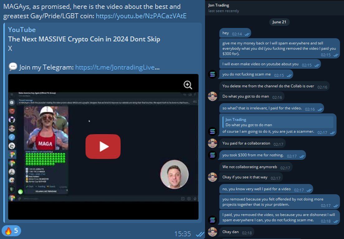 magactoofficial's tweet photo. @JonTrading7 Give us our money back, scammer! https://t.co/Qbh1CF4caa