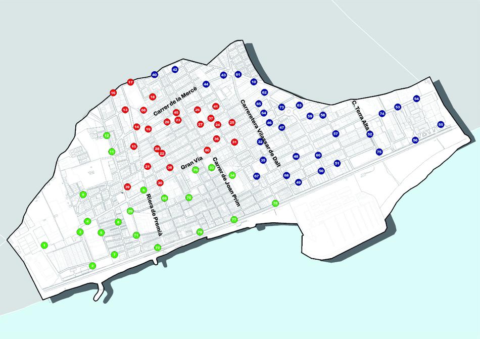 ajpremiademar's tweet image. ♻️Finalitzada la segona fase de tancament dels contenidors de residus, a partir d'avui i fins divendres vinent,📅28 de juny, es tancaran els punts de color vermell🔴(consulteu el plànol adjunt)🧵#PremiàDeMar #Residus #Brossa #Contenidors #PremiàReBonica #MediAmbientPdM