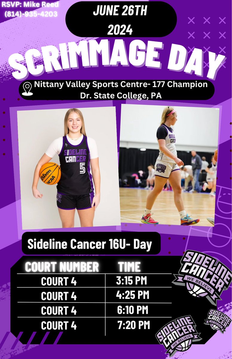 Ava Barket (@ava_jaynee) on Twitter photo I will be at Scrimmage Day in State College, PA this Wednesday! Coaches come check my team and I out! Hope to see you on the sidelines! <a href="/sideline_cancer/">Sideline Cancer</a> <a href="/ICAN_basketball/">ICANBasketballAcademy</a> <a href="/esuwbb/">ESU WBB</a> <a href="/IUPWBB/">IUPWomen'sBasketball</a> <a href="/millersvillewbb/">Millersville Women's Basketball</a> <a href="/senefeldera/">Coach Senefelder</a> <a href="/buwbb_huskies/">Bloom Basketball</a> <a href="/JHallman24/">Justin Hallman</a> <a href="/upj_wbb/">UPJ Women's Basketball</a> <a href="/PointParkWBB/">@PointParkWBB</a> <a href="/TheRockWBB/">TheRockWBBall</a> I will be at Scrimmage Day in State College, PA this Wednesday! Coaches come check my team and I out! Hope to see you on the sidelines! <a href="/sideline_cancer/">Sideline Cancer</a> <a href="/ICAN_basketball/">ICANBasketballAcademy</a> <a href="/esuwbb/">ESU WBB</a> <a href="/IUPWBB/">IUPWomen'sBasketball</a> <a href="/millersvillewbb/">Millersville Women's Basketball</a> <a href="/senefeldera/">Coach Senefelder</a> <a href="/buwbb_huskies/">Bloom Basketball</a> <a href="/JHallman24/">Justin Hallman</a> <a href="/upj_wbb/">UPJ Women's Basketball</a> <a href="/PointParkWBB/">@PointParkWBB</a> <a href="/TheRockWBB/">TheRockWBBall</a>