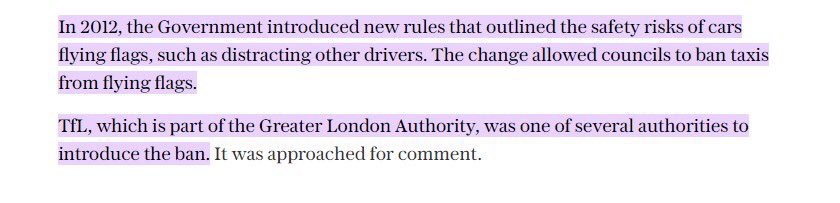 ThisOneAgain123's tweet image. Hey @GBNEWS stop the lies the ban of flags on Taxis was introduced by Boris Johnson when he was Mayor
Correct the record !
@MichelleDewbs
@Ofcom