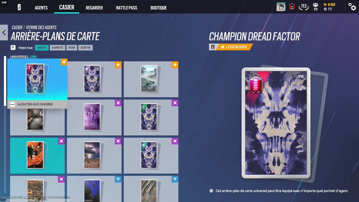 SELLING CHAMP ACCOUNT W RARE SKIN (dm me)

SKIN AKI NO TSURU
Lesion gun Penta 2018
Buck gun Rogue 2018

Lvl 113
R6 Market Activated
agents 26 &amp; 30
x1 Champ
84 head equipment
73 uniformes
47 charms ( six major 2018 )
13 accessory skins
127 guns skins
10 black ice
some esport skins