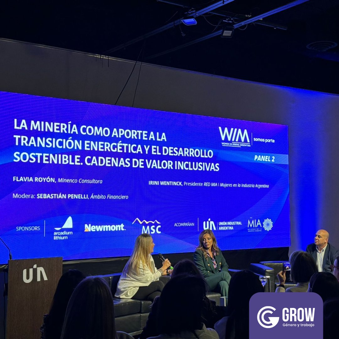 ✨Comparto un poco del encuentro “El aporte de WIM para el desarrollo de la minería en Argentina”, de <a href="/WIMArgentina/">Women in Mining Argentina</a>.
💁🏾‍♀️Formé parte del panel “Buenas prácticas, la mujer en comunidad”, moderado por <a href="/mhazan/">Martin Hazan</a>.🙌🏾Y asisití al cierre de Roberto Cacciola de la <a href="/camaramineraarg/">CAEM - Cámara Argentina de Empresas Mineras</a>.
¡Gracias!
