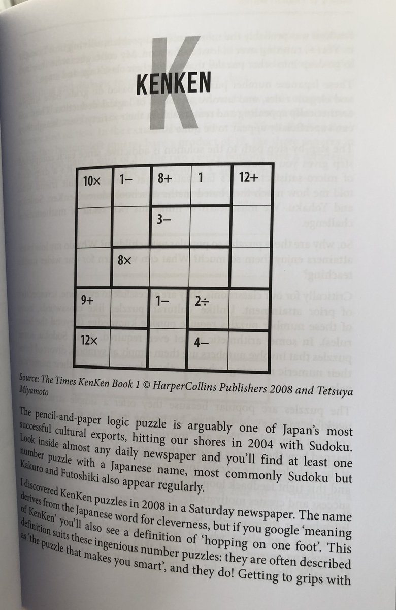 Jo Austen (@mathswithin10) on Twitter photo I've been really enjoying 'The A-Z of Primary Maths' by <a href="/KateFrood/">Kate Frood</a>!
There's so much wisdom in here and the A-Z structure makes it very accessible.
Have a look.....J is for Jenga (a brilliant analogy) and K is for KenKen (awesome puzzles!)
@JohnCattEd
johncattbookshop.com/products/the-a… I've been really enjoying 'The A-Z of Primary Maths' by <a href="/KateFrood/">Kate Frood</a>!
There's so much wisdom in here and the A-Z structure makes it very accessible.
Have a look.....J is for Jenga (a brilliant analogy) and K is for KenKen (awesome puzzles!)
@JohnCattEd
johncattbookshop.com/products/the-a…