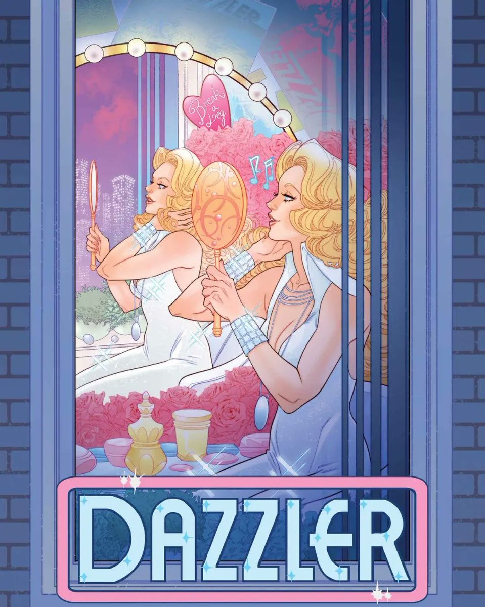 S_Marguerite's tweet image. Hello, here's my variant from the "window shade" series for DAZZLER #1 - Jason Loo and Rafael Loureiro’s DAZZLER #1, on sale in September - @marvelcomics #marvelcomics #dazzler #comicscover #illutration