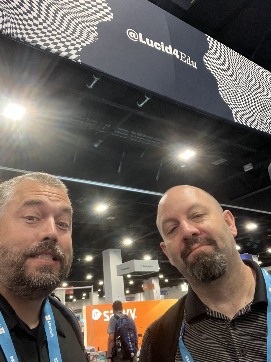 Great conversation with <a href="/Lucid4Edu/">Lucid for Education</a> at #iste24