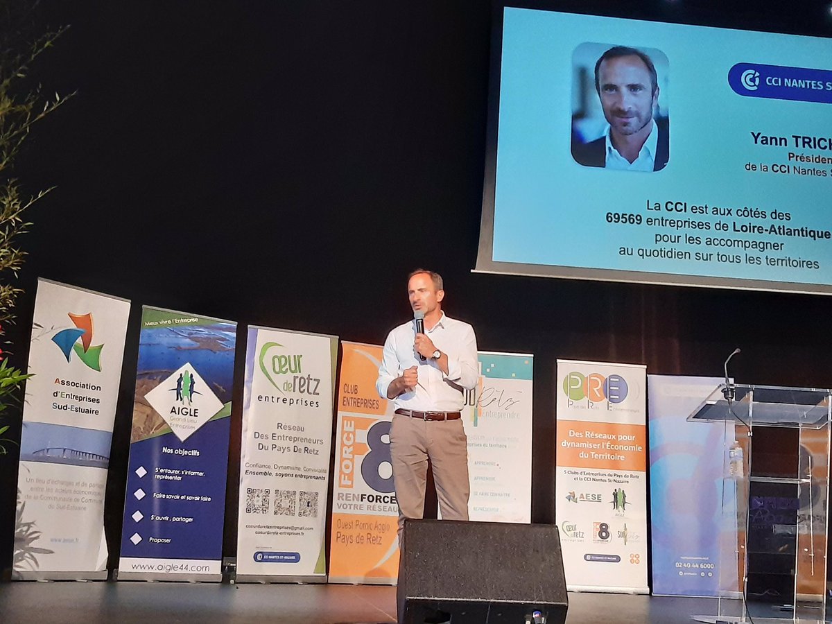 CCINantes's tweet photo. #PRE2024 La CCI accélérateur sur les territoires aux côtés des clubs et réseaux d'entreprises
Ce soir ce sont + de 700 entrepreneurs réunis contribuant à une belle dynamique sur le territoire du Pays du Retz.
🤝 Merci aux 5 associations qui ont organisé cette soirée avec la CCI. https://t.co/YWArQYBuzr
