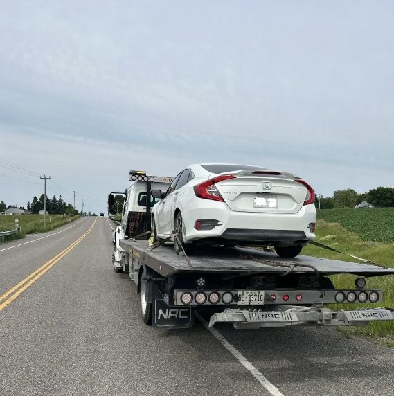 DRPSNorthDiv's tweet photo. G2 Driver charged with stunt - excessively speeding (83km over the speed limit), 30 day licence suspension and 14 day vehicle impound. #blackstock. #lateforwork Please pay attention to and obey the speed limit. #durhamvisionzero #brock #scugog #uxbridge cg https://t.co/D8vUyaxhz8