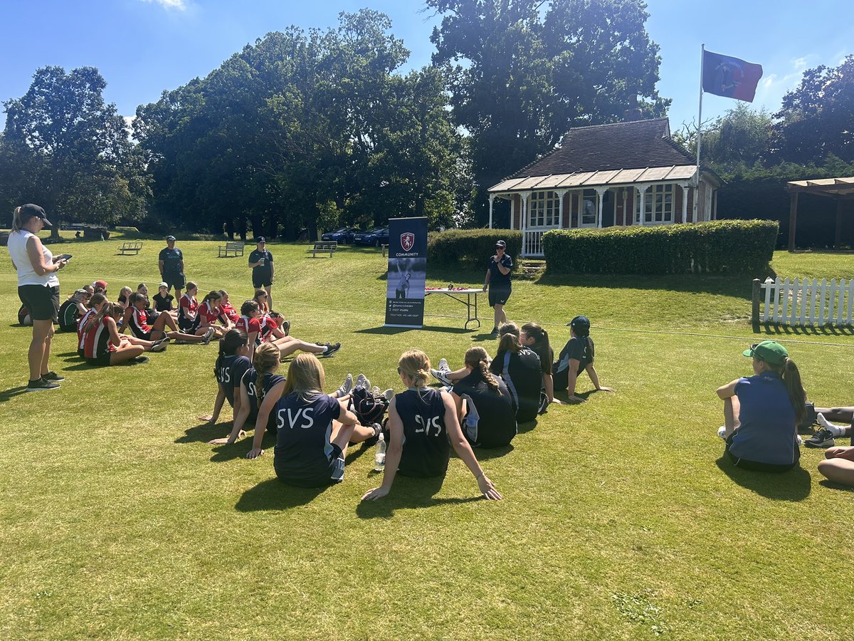 A great day for girls’ cricket at SVS! U13’s coming 3rd in the Kent Cricket Eights Finals Day and the U15’s coming 2nd. Some excellent cricket played throughout the day. Well done girls 🏏☀️🥈