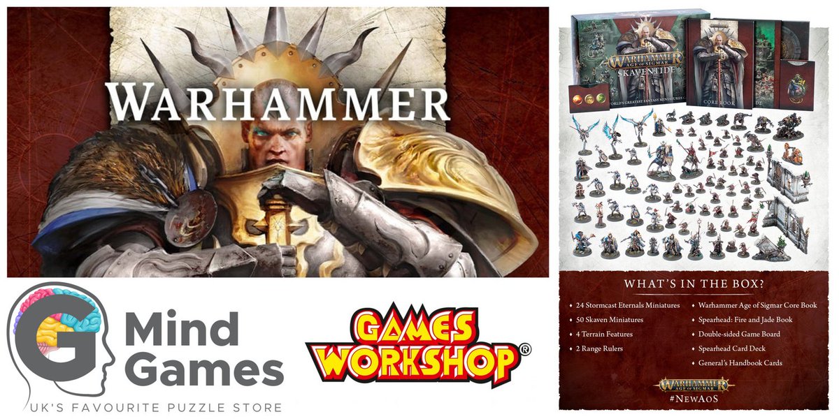 The New Warhammer is Coming! #NewAoS Launches 13/7/24 and you can pre-order it from us from 29/06/24 - Be sure to be quick to grab this highly anticipated and wanted product - when its gone its gone!