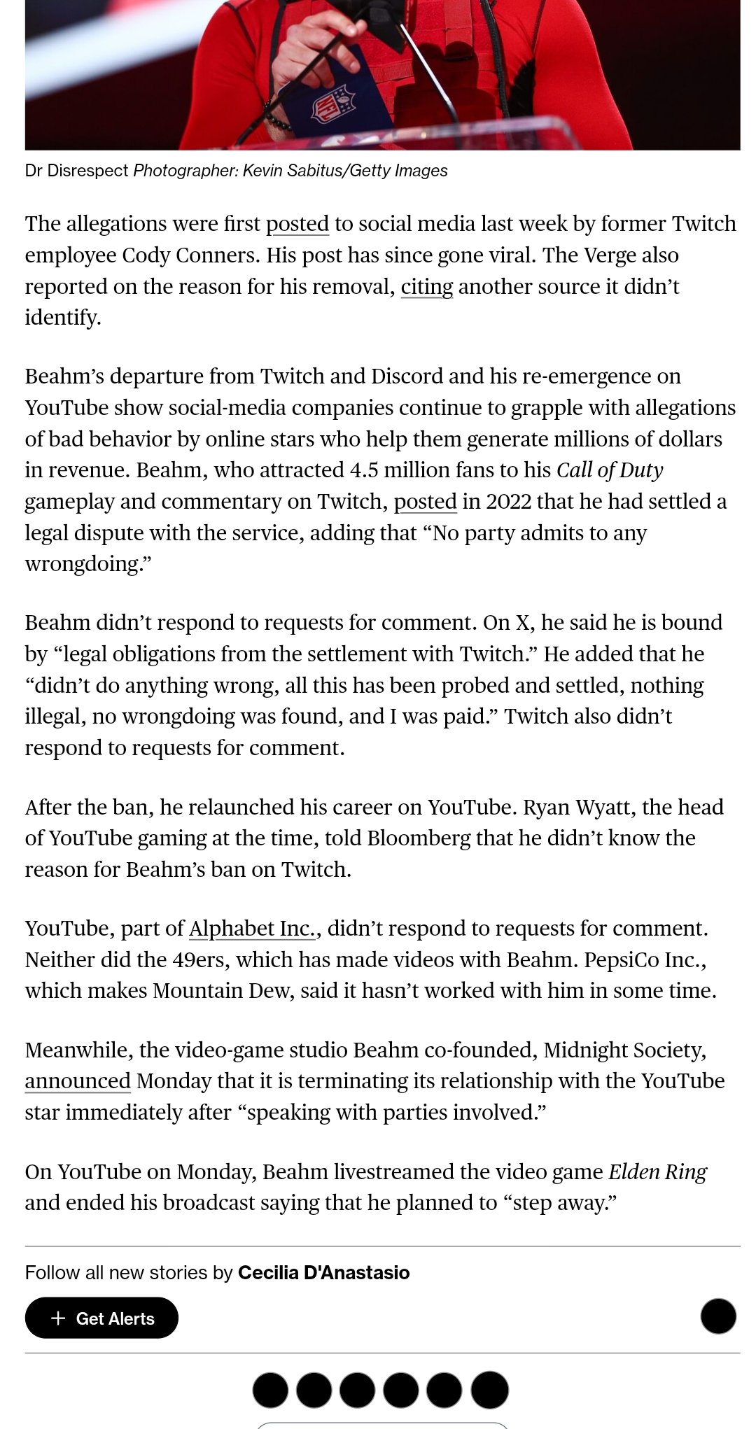 OhNoItsAlexx on X: &ldquo;Makes an article with zero evidence, zero 