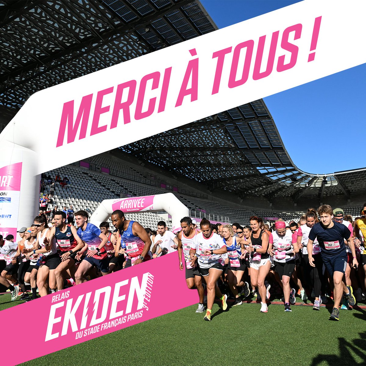 Ekiden du Stade Français Paris (@ekidensfp) on Twitter photo Quelle journée incroyable ! 😱  
Un grand merci de la part de toute l'équipe d'organisation pour votre présence et votre enthousiasme tout au long de cette journée riche en émotion ! 🤩  
Une course de folie avec de nombreuses animations, dans un Jean Bouin plus festif que Quelle journée incroyable ! 😱  
Un grand merci de la part de toute l'équipe d'organisation pour votre présence et votre enthousiasme tout au long de cette journée riche en émotion ! 🤩  
Une course de folie avec de nombreuses animations, dans un Jean Bouin plus festif que