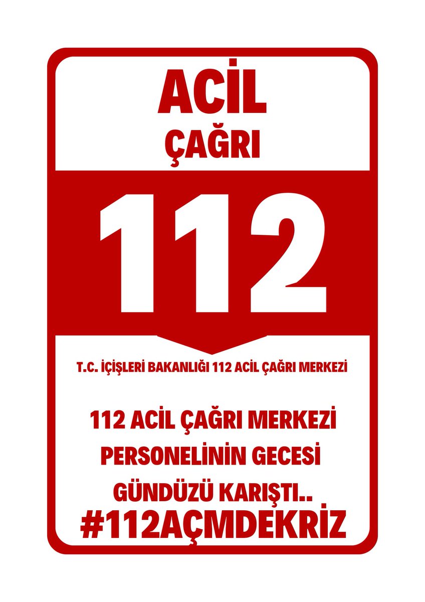 81 ilin sesini duyan her koşulda görevini en iyi şekilde yerine getiren aynı çatı altında en çok işi yapıp en az maaşı alan,  yıpranmaya payı almayan çağrı karşılama memurlarının sesi ne zaman duyulacak 

#112AçmdeKriz

<a href="/TC_icisleri/">T.C. İçişleri Bakanlığı</a> 
<a href="/AliYerlikaya/">Ali Yerlikaya</a> 
<a href="/TARIKBAHADIR43/">Tarık BAHADIR</a>