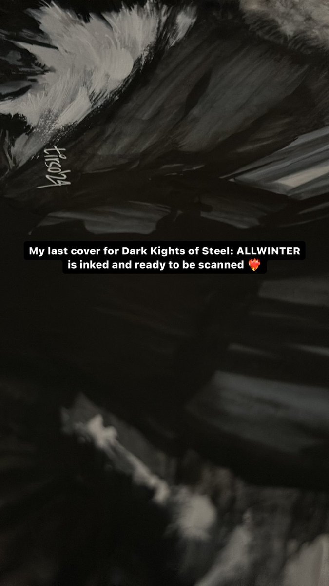 TirsoCons's tweet image. Very happy to see all this stuff drawn over so many months, with so much enthusiasm and a great team support!

The latest cover of #DarkKnightsofSteel #Allwinter is waiting its turn in the scanner to be colored.