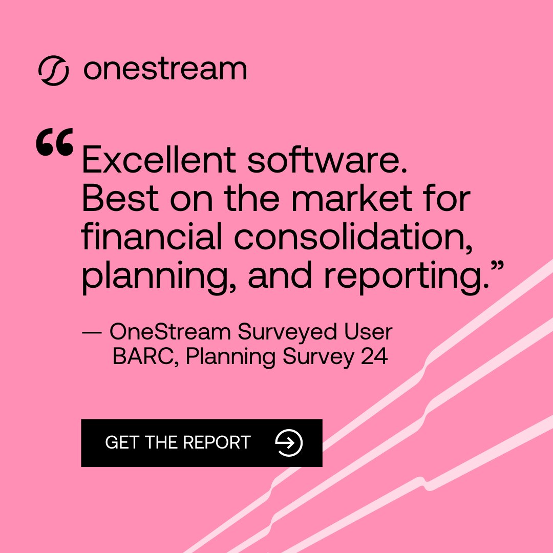 OneStream Software tweet media
