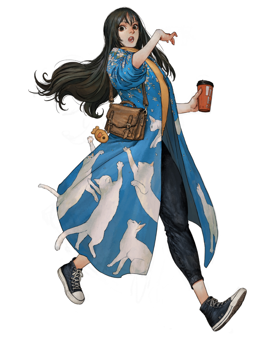 tahraart's tweet image. Walking with Cats 고양이와 산책
photoshop