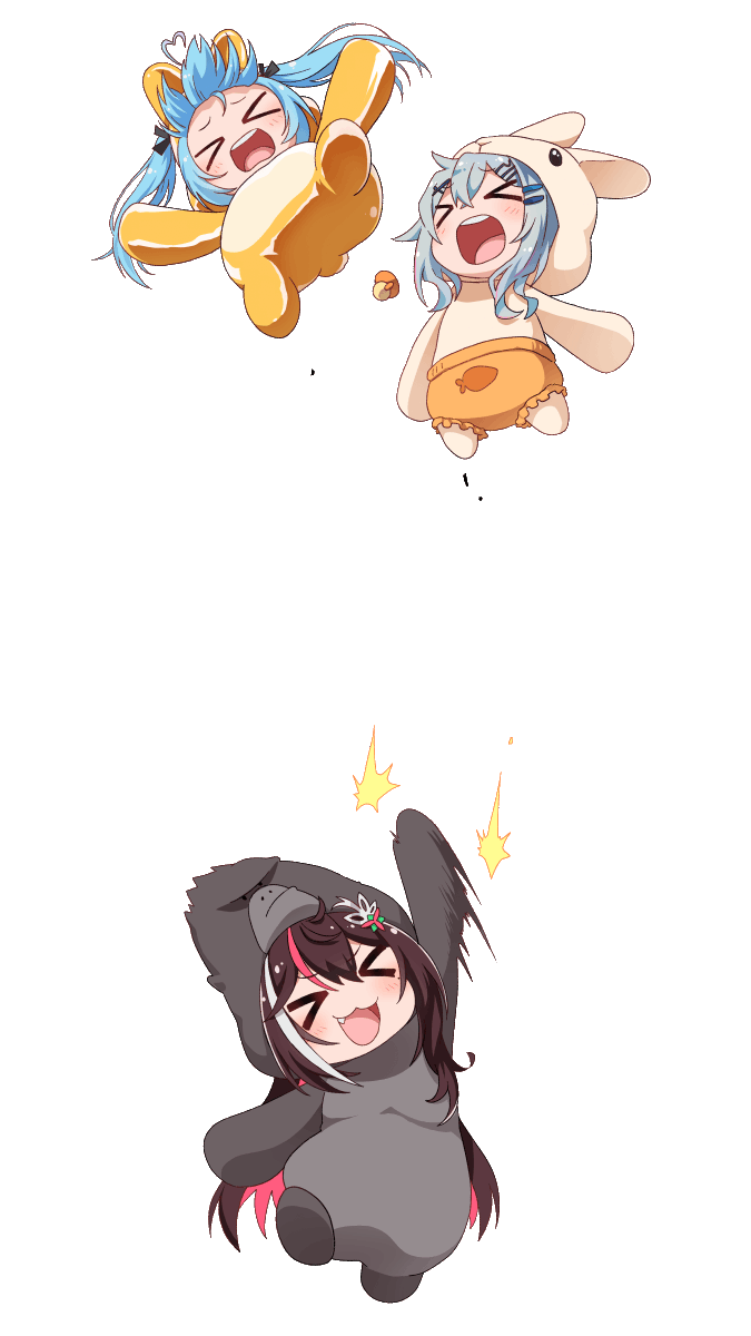 AZKi 「#KALAZ PartyAnimalsのあずきち大暴れ大好き。昔懐かしのスワイプ」|左のイラスト