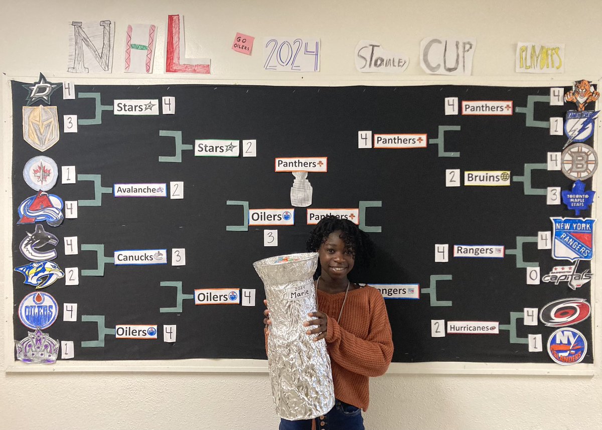 Congrats to the winner of our Stanley Cup Playoff Pool !