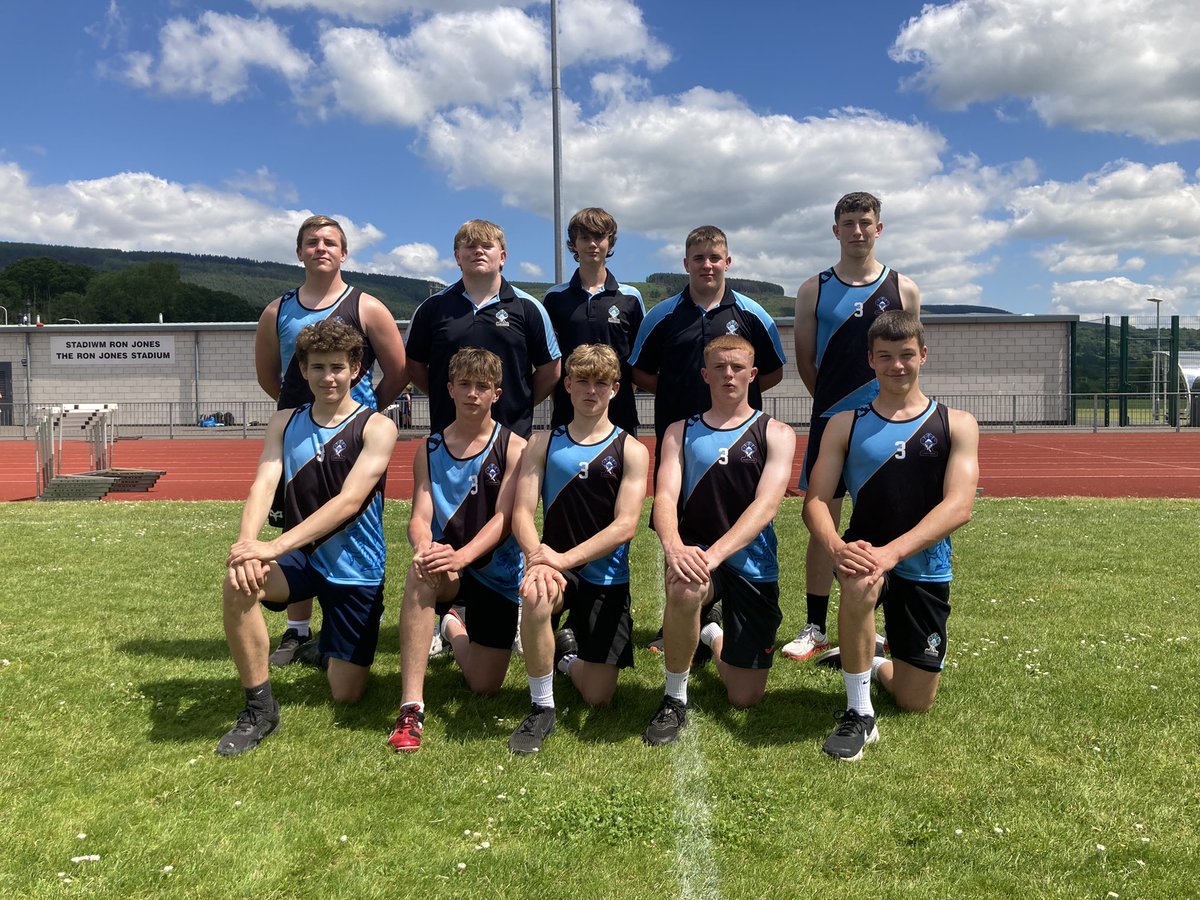 A number of enthusiastic performances today from our Year 9/10 Boys and Girls Athletics Teams who competed in the regional finals of the Glamorgan Valley Schools catchment area today. Our girls team finished 4th overall, and our boys team finished 5th overall.

#TîmLlan 🔵⚫️