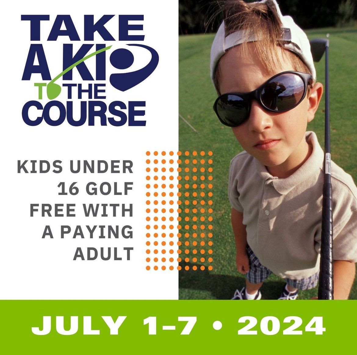 Take A Kid To The Course is back for 2024! Kids under 16 golf Free July 1-7 with a paying adult. #kidsgolffree <a href="/Swaneset/">Swaneset Bay Resort</a> <a href="/HazelmereGC/">Hazelmere Golf Course</a> <a href="/ngcoacanada/">NGCOA Canada</a>