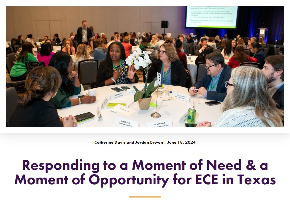 earlyedcanary's tweet image. Momentum Early Learning Summit Recap: Read our  take on the 2030 #ECE Vision Statements-- developed &amp;amp; agreed upon by a diverse set of systems leaders from across TX-- and what policy steps could be taken next: earlyedcanary.org/responding-to-…