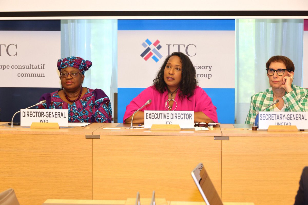 Ngozi Okonjo-Iweala (@noiweala) on Twitter photo Celebrating the International Trade Center’s 60th birthday at the Joint Advisory Group Meeting and looking at <a href="/ITCnews/">International Trade Centre (ITC)</a> sterling achievement over the years and still a lot to do for the future. Congratulations to ITC Executive Director <a href="/CokeHamilton/">Pamela Coke-Hamilton</a> and ITC staff. Happy for the Celebrating the International Trade Center’s 60th birthday at the Joint Advisory Group Meeting and looking at <a href="/ITCnews/">International Trade Centre (ITC)</a> sterling achievement over the years and still a lot to do for the future. Congratulations to ITC Executive Director <a href="/CokeHamilton/">Pamela Coke-Hamilton</a> and ITC staff. Happy for the