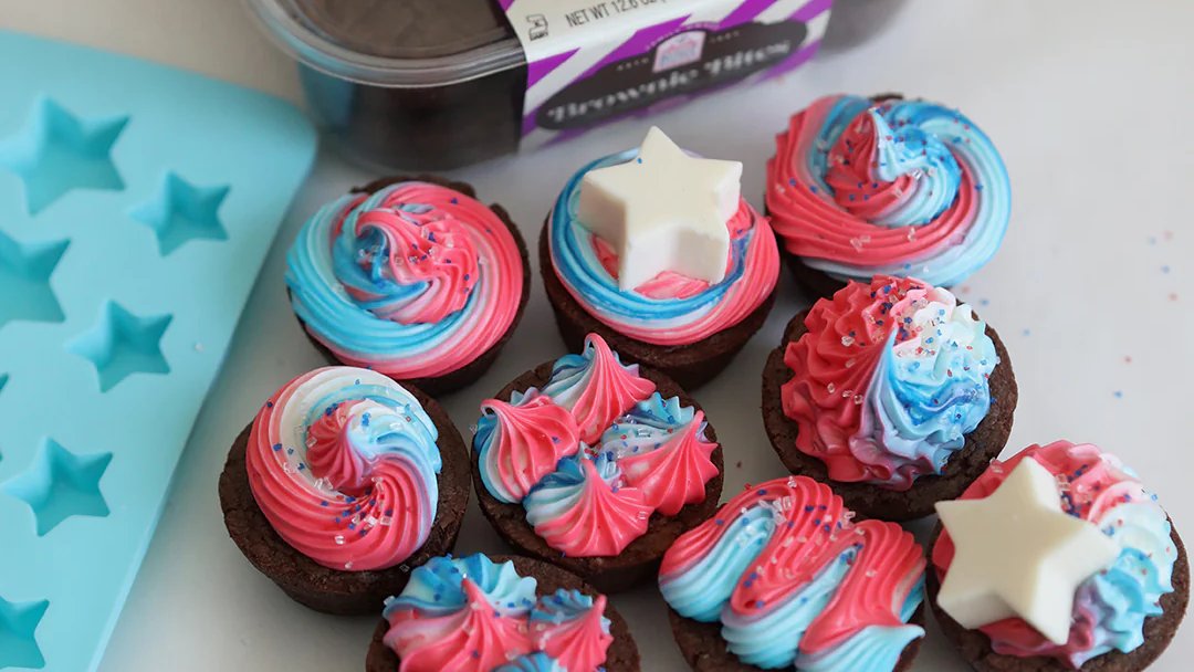 Our Red, White and Blue Swirl Brownie Bites recipe made the list! tinybeans.com/july-fourth-pa… Thank you <a href="/TinybeansKids/">Tinybeans Kids</a>