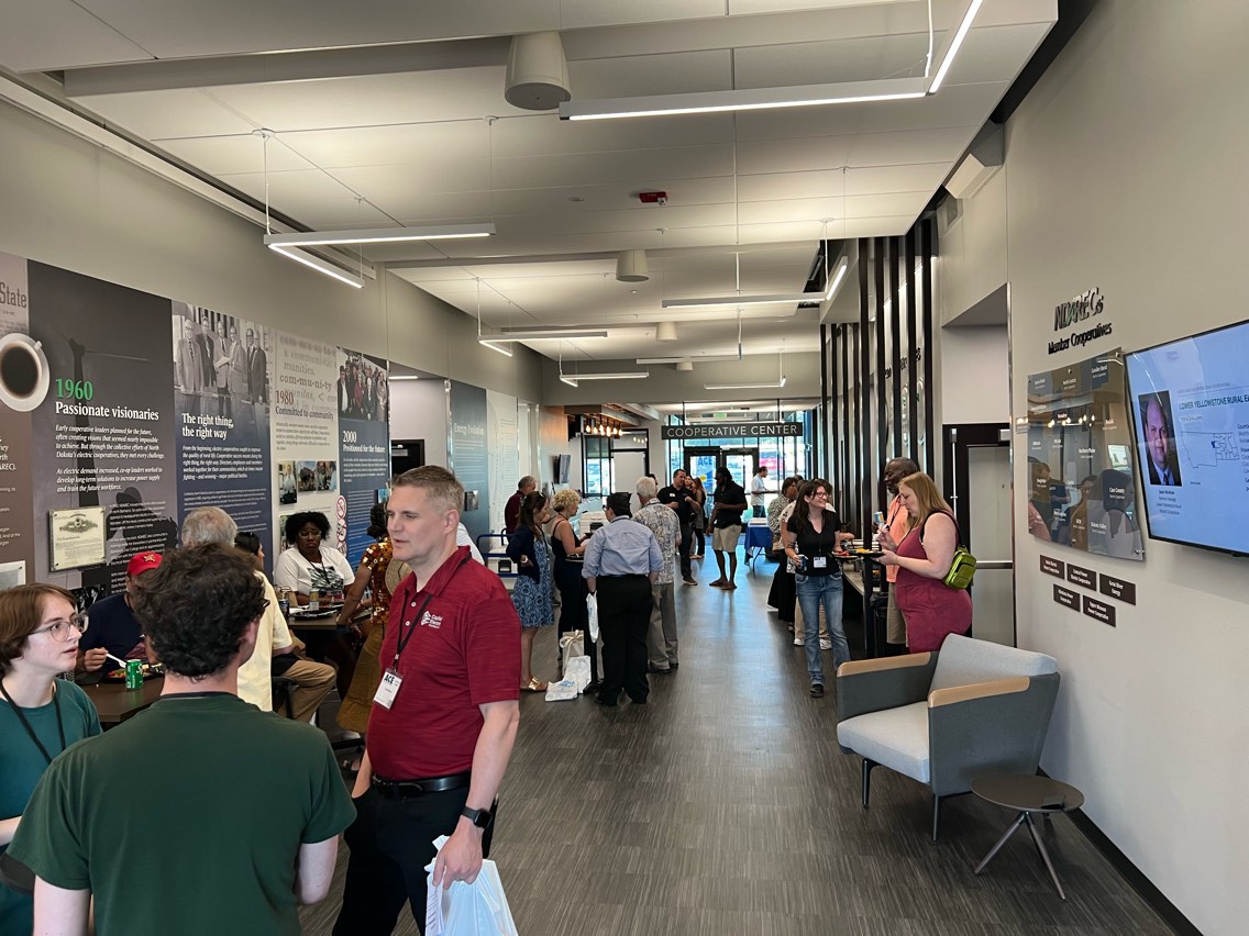 ACEeducators's tweet image. Sneak peek of our #ACEInstitute2024 welcome reception last night at the NDAREC facilities! Our early arrivals had a great time meeting each other and getting a preview of what&apos;s in store for the week. 

#CultivatingCooperation, #BismarckND, #CooperativeEducation