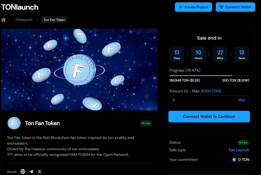 * Ton drop: to drop offers a secure platform for airdrops with anti-bot protection and engaging user experience, this is a community driven allocation, rewarding and calculating allocation in every project