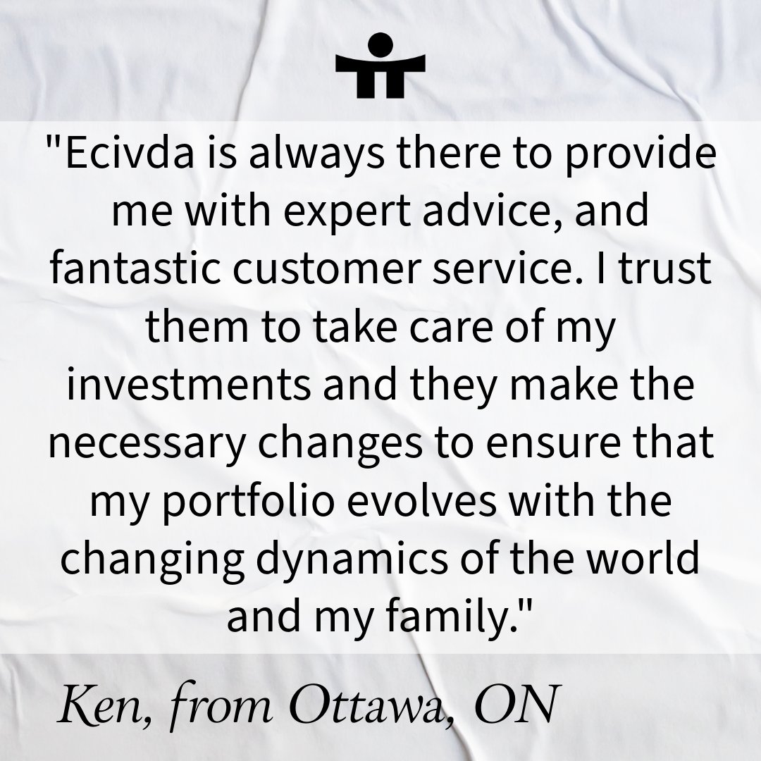 EcivdaFinancial's tweet photo. Testimonial Tuesday!
We are so grateful for our loyal clients and are so happy to be able to help them with their financial journey!
#ECIVDA #ThinkForward #planningrighttoleft #testimonials #thankyoutoourclients #ottawabusiness https://t.co/NYtHOudsyX