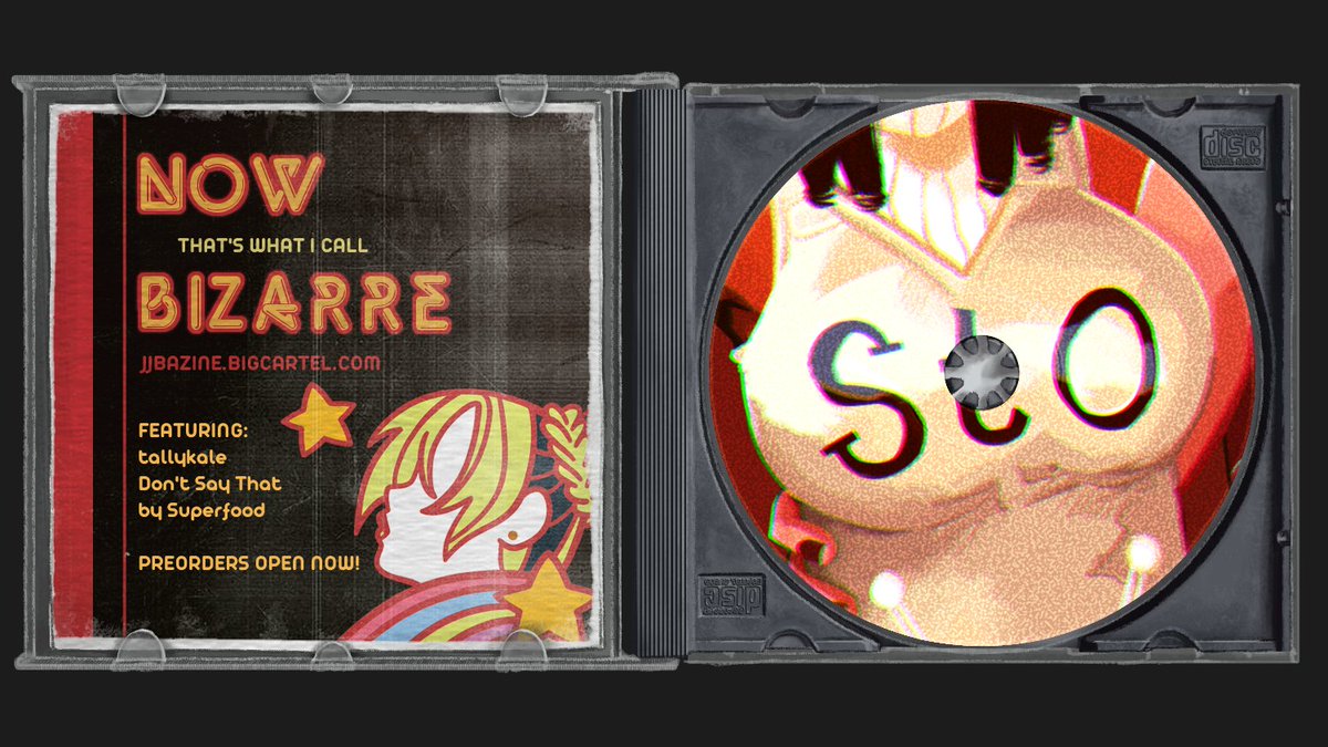 tallykale's tweet photo. heyyy long time no post ♫♪ i am once again super jazzed to be a part of NOW THAT'S WHAT I CALL BIZARRE (DELUXE EDITION)!!!! preorders are open until july 28th and it's chock full of amazing pieces - check it out! https://t.co/Ahx7NktmqN https://t.co/4u4WVQN10I