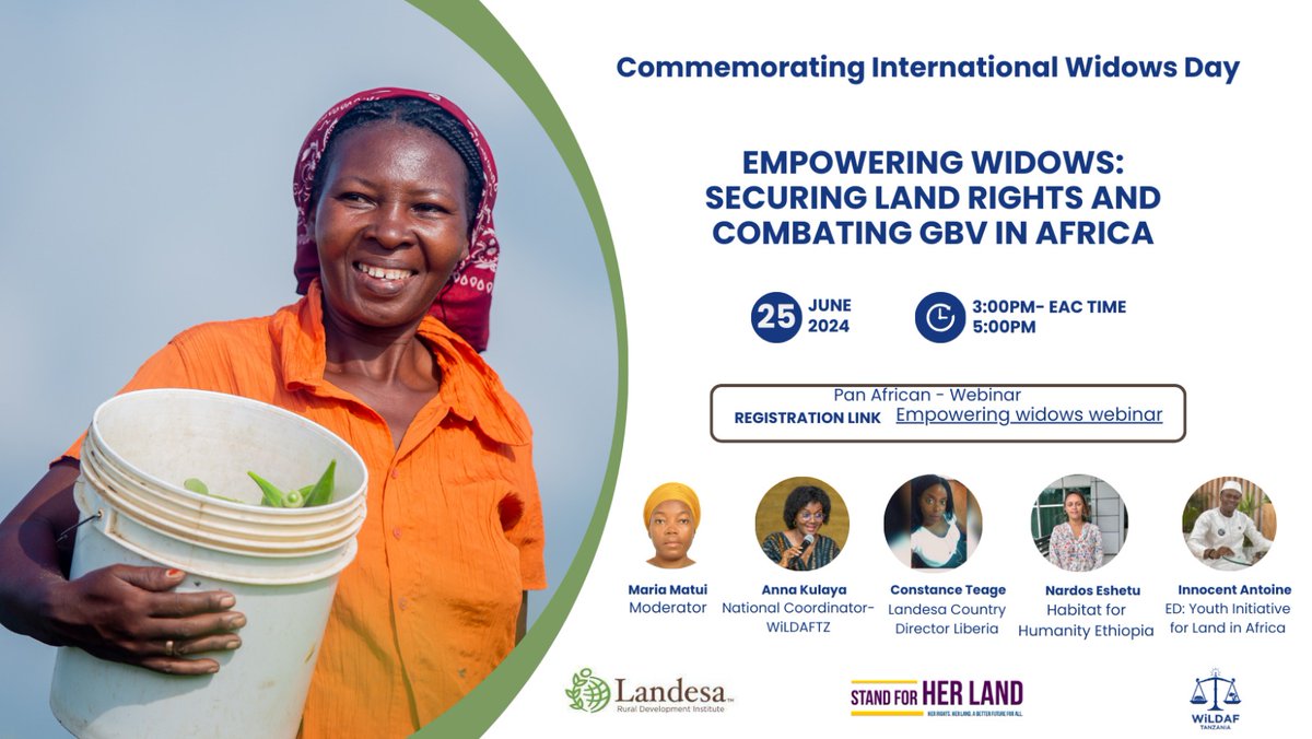 Stand4herlandtz (@stand4herlandtz) on Twitter photo There are young widows who cannot access land because of legal and customary frameworks that discriminate against them- Innocent Antoinne <a href="/youth_yilaa/">YOUTH INITIATIVE FOR LAND IN AFRICA (Yilaa)</a> #widows4land There are young widows who cannot access land because of legal and customary frameworks that discriminate against them- Innocent Antoinne <a href="/youth_yilaa/">YOUTH INITIATIVE FOR LAND IN AFRICA (Yilaa)</a> #widows4land